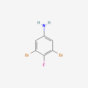 molecular formula C6H4Br2FN B1419471 3,5-Dibromo-4-fluoroaniline CAS No. 1003709-35-0
