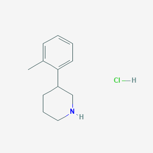 molecular formula C12H18ClN B1419475 3-(2-Methylphenyl)Piperidine Hydrochloride CAS No. 488856-76-4