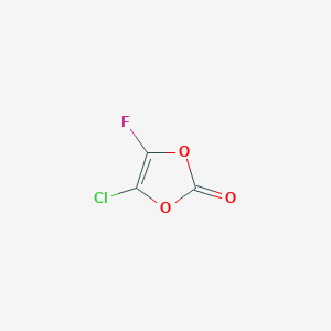molecular formula C3ClFO3 B14194759 4-Chloro-5-fluoro-2H-1,3-dioxol-2-one CAS No. 920739-21-5