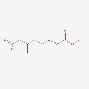 molecular formula C10H16O3 B14194837 Methyl 6-methyl-8-oxooct-2-enoate CAS No. 835597-88-1
