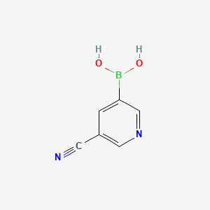 molecular formula C6H5BN2O2 B1419486 5-Cyano-3-pyridinylboronic acid CAS No. 497147-93-0