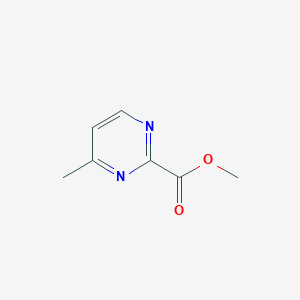 molecular formula C7H8N2O2 B1419487 Methyl 4-methylpyrimidine-2-carboxylate CAS No. 317334-58-0
