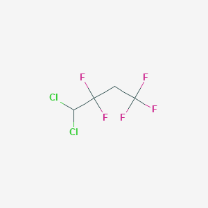 molecular formula C4H3Cl2F5 B1419490 4,4-Dichloro-1,1,1,3,3-pentafluorobutane CAS No. 70566-51-7