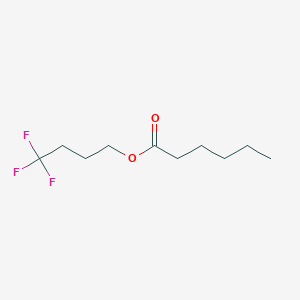 molecular formula C10H17F3O2 B1419491 4,4,4-三氟丁酸己酯 CAS No. 885276-36-8