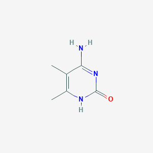 molecular formula C6H9N3O B1419495 4-Amino-5,6-dimethylpyrimidin-2(1H)-one CAS No. 25589-26-8