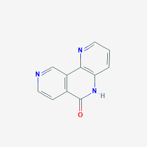 molecular formula C11H7N3O B14195003 Pyrido[4,3-c][1,5]naphthyridin-6(5H)-one CAS No. 923012-50-4