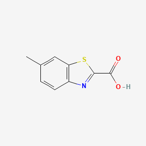 molecular formula C9H7NO2S B1419506 6-Methyl-2-benzothiazolecarboxylic acid CAS No. 3507-18-4