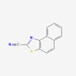 molecular formula C12H6N2S B1419507 萘并[1,2-D]噻唑-2-腈 CAS No. 39785-46-1