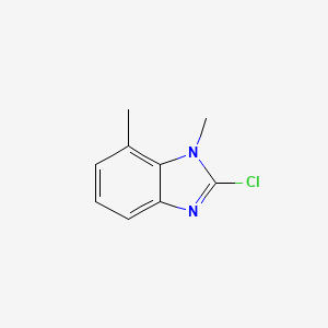 molecular formula C9H9ClN2 B1419508 2-chloro-1,7-dimethyl-1H-benzo[d]imidazole CAS No. 24133-82-2