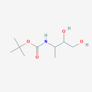 molecular formula C9H19NO4 B1419519 tert-butyl N-(3,4-dihydroxybutan-2-yl)carbamate CAS No. 1824519-24-5