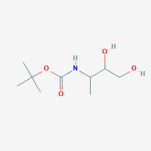 molecular formula C9H19NO4 B1419519 tert-Butyl (3,4-dihydroxybutan-2-yl)carbamate CAS No. 1824519-24-5