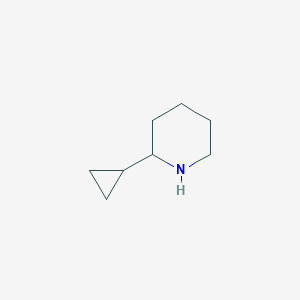 molecular formula C8H15N B1419520 2-Cyclopropylpiperidine CAS No. 383128-00-5