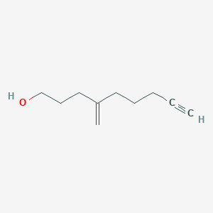 molecular formula C10H16O B14195279 4-Methylidenenon-8-YN-1-OL CAS No. 917989-35-6