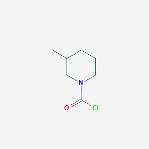 molecular formula C7H12ClNO B1419530 3-Methylpiperidine-1-carbonyl chloride CAS No. 64920-80-5