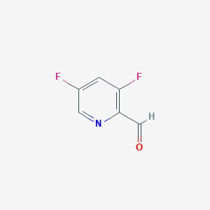 molecular formula C6H3F2NO B1419533 3,5-二氟吡啶甲醛 CAS No. 780801-58-3