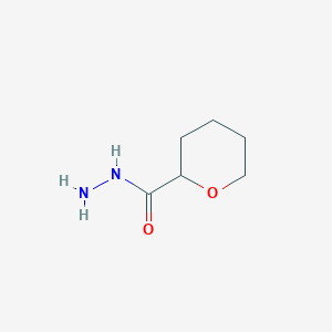B1419534 Oxane-2-carbohydrazide CAS No. 59293-14-0