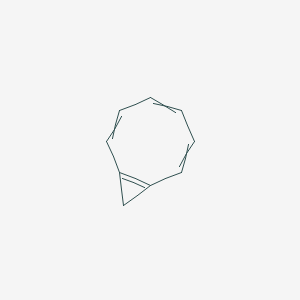 molecular formula C9H8 B14195358 Bicyclo[6.1.0]nona-1(8),2,4,6-tetraene CAS No. 845896-81-3