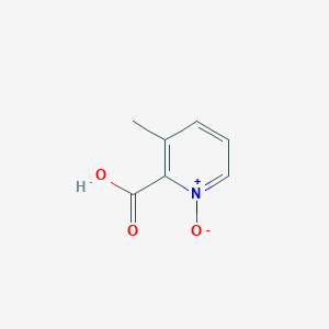 molecular formula C7H7NO3 B1419536 2-Pyridinecarboxylic acid, 3-methyl-, 1-oxide CAS No. 83199-81-9