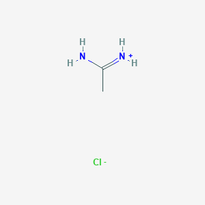 molecular formula C2H7ClN2 B141955 盐酸乙酰胺定 CAS No. 124-42-5