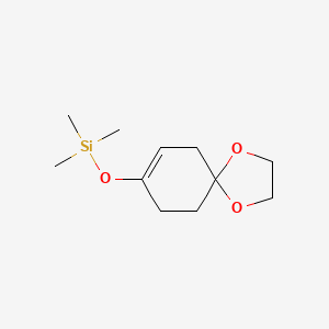 B1419551 Silane, (1,4-dioxaspiro[4.5]dec-7-en-8-yloxy)trimethyl- CAS No. 144810-01-5