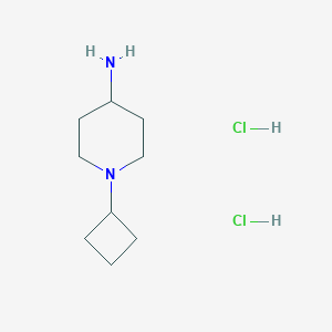 molecular formula C9H20Cl2N2 B1419552 1-Cyclobutylpiperidin-4-amine dihydrochloride CAS No. 1176419-57-0