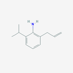 molecular formula C12H17N B1419560 2-烯丙基-6-异丙基苯胺 CAS No. 368891-62-7