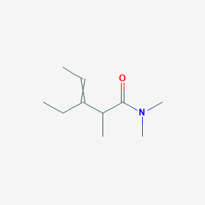 molecular formula C10H19NO B14195632 3-ethyl-N,N,2-trimethylpent-3-enamide CAS No. 922177-60-4