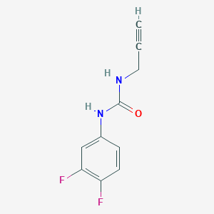 molecular formula C10H8F2N2O B1419578 1-(3,4-Difluorophenyl)-3-(prop-2-yn-1-yl)urea CAS No. 69921-71-7