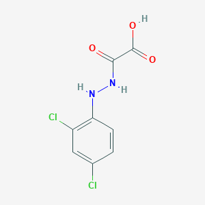 molecular formula C8H6Cl2N2O3 B1419602 [2-(2,4-Dichlorophenyl)hydrazinyl](Oxo)acetic Acid CAS No. 1210220-80-6