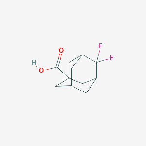 molecular formula C11H14F2O2 B1419605 4,4-Difluoroadamantane-1-carboxylic acid CAS No. 438017-43-7
