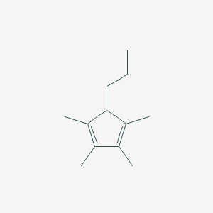 molecular formula C12H20 B1419609 Tetramethyl(N-propyl)cyclopentadiene CAS No. 64417-12-5