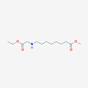 molecular formula C13H25NO4 B14196158 Methyl 8-[(2-ethoxy-2-oxoethyl)amino]octanoate CAS No. 920982-70-3