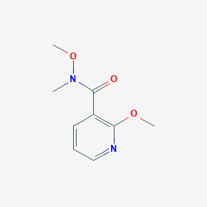 molecular formula C9H12N2O3 B1419616 N,2-Dimethoxy-N-methylnicotinamide CAS No. 926003-56-7