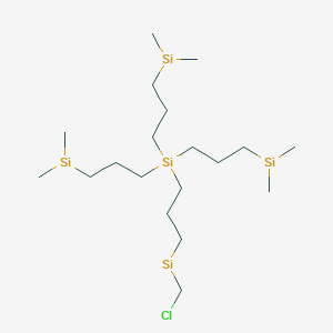 molecular formula C19H44ClSi5 B14196164 CID 78068947 