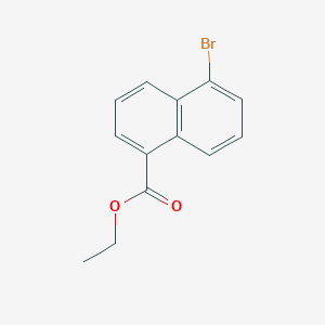 molecular formula C13H11BrO2 B1419618 Ethyl 5-bromo-1-naphthoate CAS No. 91271-31-7