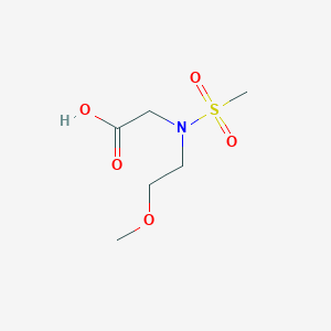 B1419620 2-(N-(2-Methoxyethyl)methylsulfonamido)acetic acid CAS No. 956019-97-9