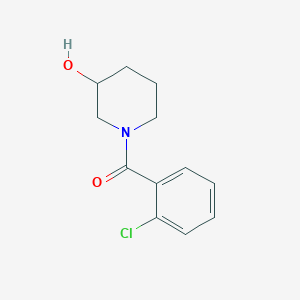molecular formula C12H14ClNO2 B1419627 1-(2-Chlorobenzoyl)piperidin-3-ol CAS No. 1090598-03-0