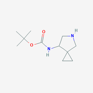 molecular formula C11H20N2O2 B141963 叔丁基-5-氮杂螺[2.4]庚-7-基氨基甲酸酯 CAS No. 152513-88-7