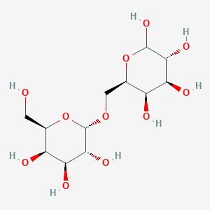molecular formula C12H22O11 B1419630 6-O-alpha-D-galactopyranosyl-D-galactopyranose CAS No. 902-54-5