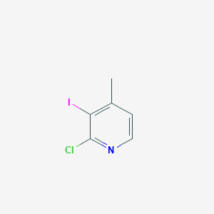 molecular formula C6H5ClIN B1419634 2-氯-3-碘-4-甲基吡啶 CAS No. 926922-28-3