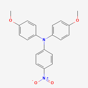 molecular formula C20H18N2O4 B1419638 4-Methoxy-N-(4-methoxyphenyl)-N-(4-nitrophenyl)aniline CAS No. 20440-91-9