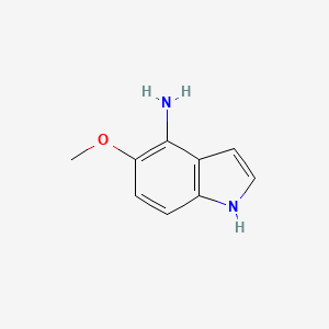 molecular formula C9H10N2O B1419641 5-methoxy-1H-indol-4-amine CAS No. 431046-37-6