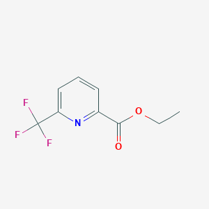 molecular formula C9H8F3NO2 B1419642 Ethyl 6-(trifluoromethyl)picolinate CAS No. 1010422-92-0