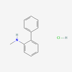 molecular formula C13H14ClN B1419655 N-methyl-2-phenylaniline hydrochloride CAS No. 1208521-74-7