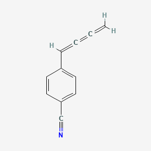 molecular formula C11H7N B14196659 4-Butatrienylbenzonitrile CAS No. 918530-17-3