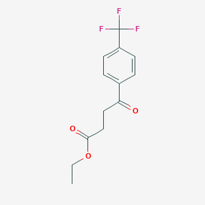 molecular formula C13H13F3O3 B141967 Ethyl 4-oxo-4-(4-trifluoromethylphenyl)butyrate CAS No. 155722-95-5