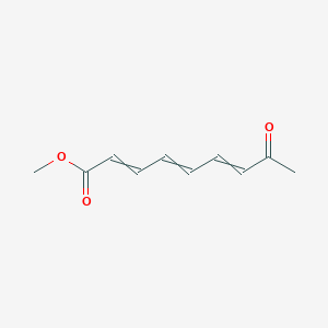 molecular formula C10H12O3 B14196772 Methyl 8-oxonona-2,4,6-trienoate CAS No. 920504-57-0