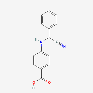 4-(Cyano(phenyl)methylamino)benzoic acid
