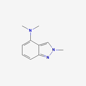 molecular formula C10H13N3 B14196860 N,N,2-Trimethyl-2H-indazol-4-amine CAS No. 918903-49-8