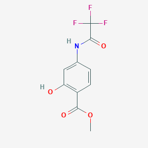 Methyl 2-hydroxy-4-(2,2,2-trifluoroacetamido)benzoate